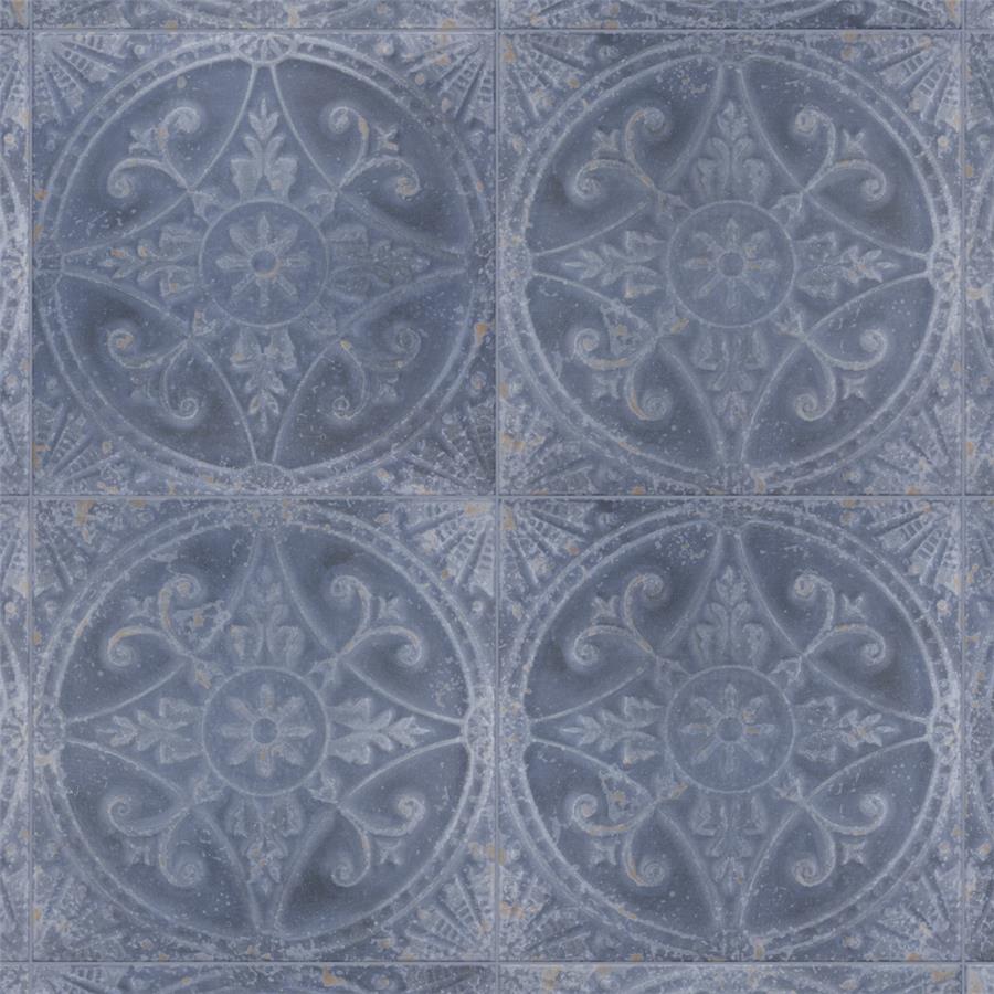SomerTile - Saja 13&quot; x 13&quot; Floor &amp; Wall Tile  - Cyan Variation