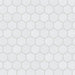 SomerTile - Hudson Due 2" Hex Mosaic - Crystalline White