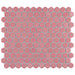 SomerTile - Tribeca Hex 1" Mosaic - Glossy Blush