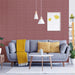 SomerTile - Tribeca Hex 2" Mosaic - Glossy Blush Wall Install