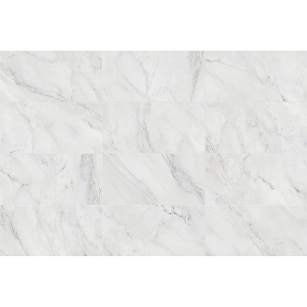 Floors 2000 - Anderson 12 in. x 24 in. Porcelain Tile - White Polished ...