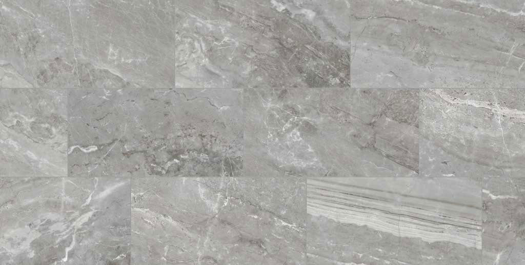 Floors 2000 - Marbles 12 in. x 24 in. Porcelain Tile - Grey Polished