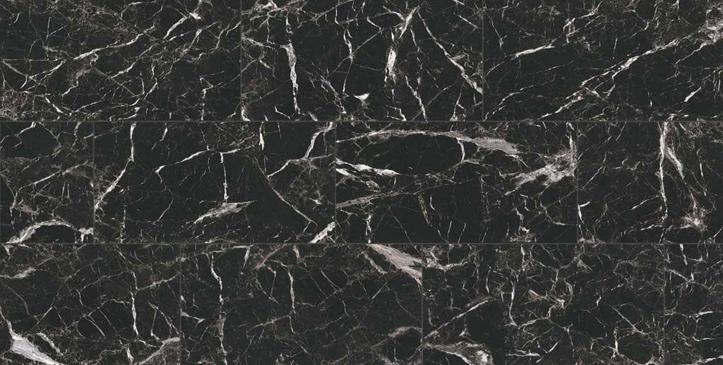 Floors 2000 - Marbles 12 in. x 24 in. Porcelain Tile - Nero Matte