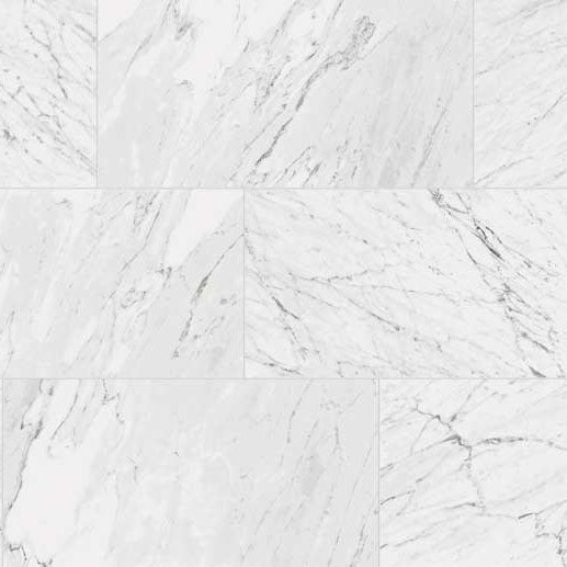 Floors 2000 - Marbles 12 in. x 24 in. Porcelain Tile - Carrara White Matte