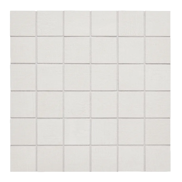 Arizona Tile - Fragments Series - 2" x 2" Porcelain Textured Mosaic - White