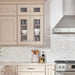 SomerTile - Conchella Penny Natural Seashell Mosaic - White Wall Install