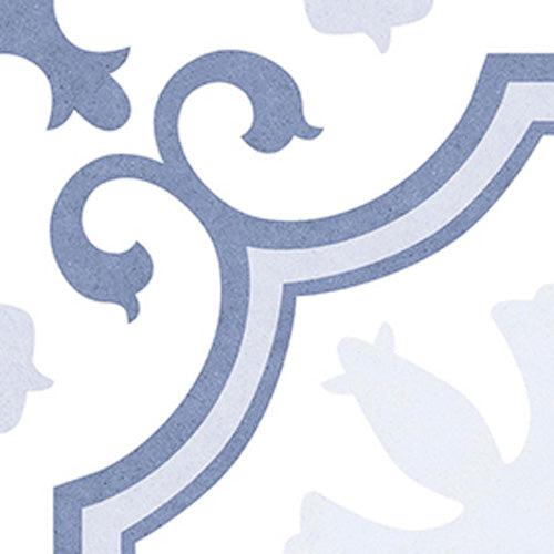 General Ceramic - 10 in. x 10 in. Lacour Artic Deco Tile