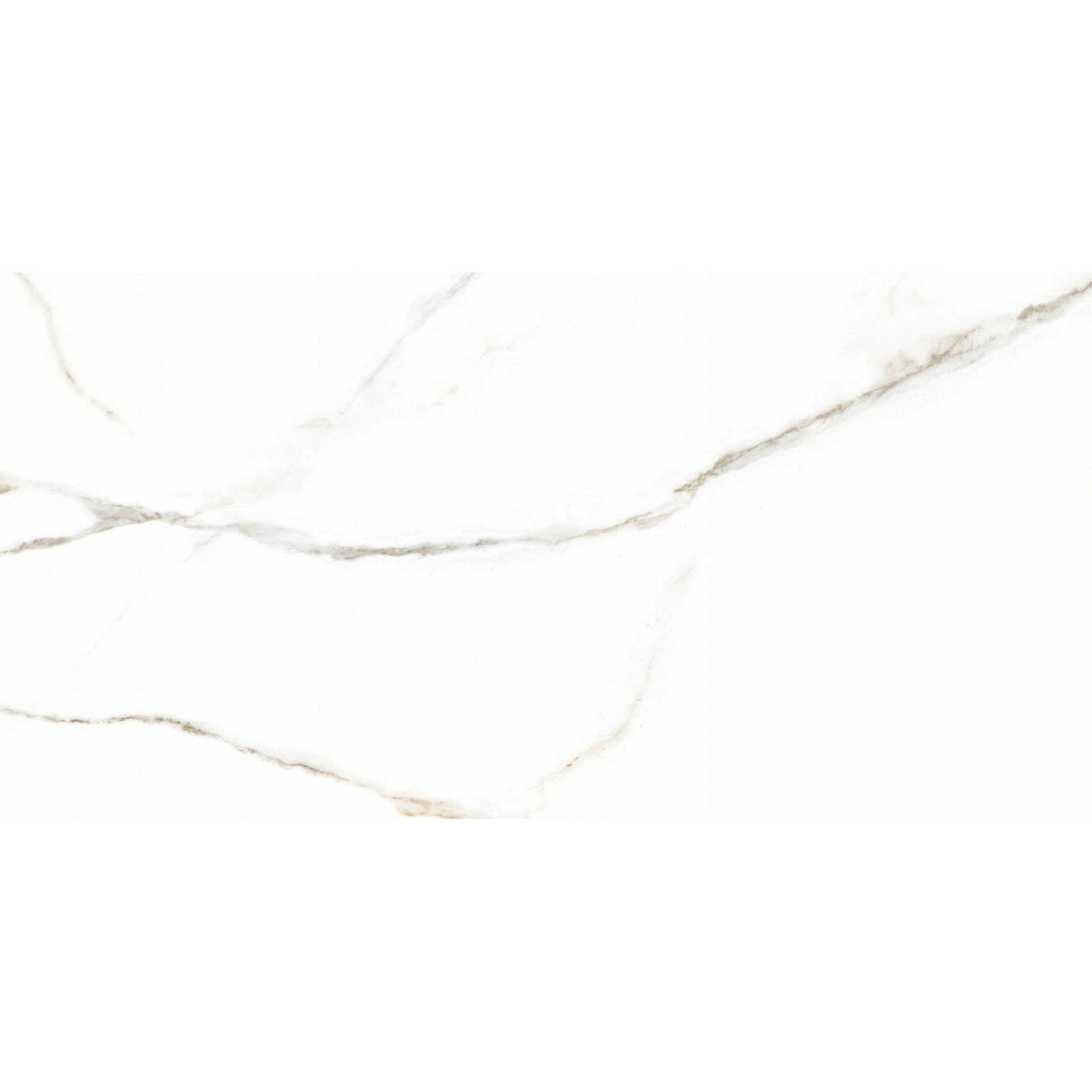 General Ceramic - Lance Series 12 in. x 24 in. Polished Rectified Porcelain Tile - White