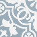 Bellagio Tile - Amalfi Coast 8" x 8" Tile - Teal Doily