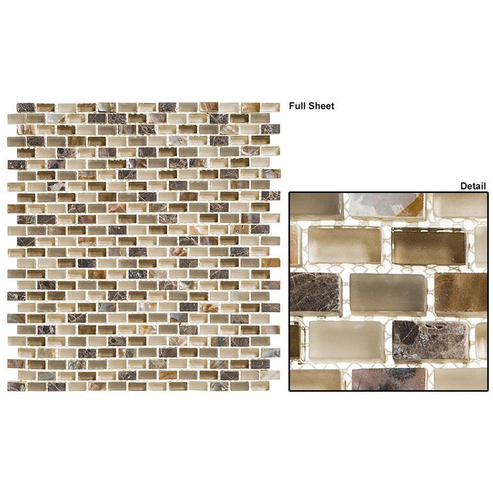 Bellagio Tile - Americana Series Mosaic Tile - Apple Pie
