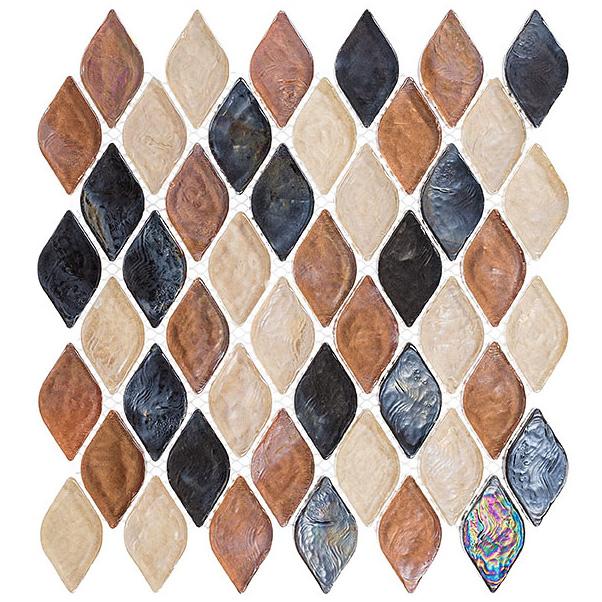 Bellagio Tile - Aquatica Series Mosaic Tile - Glossy Spectrum