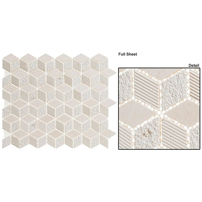 Bellagio Tile - Arctic Series Mosaic Tile - Arctic Dove
