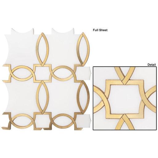 Bellagio Tile - Belqique Series Mosaic Tile - Flemish Gold
