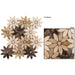 Bellagio Tile - Bouquette Series Mosaic Tile - Chestnut Blossoms