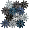 See Bellagio Tile - Bouquette Series Mosaic Tile - Hydrangea Thicket