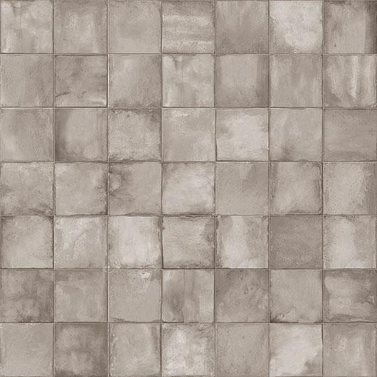 Bellagio - Geometric Calm 8 in. x 8 in. - Klay Pebble Installed