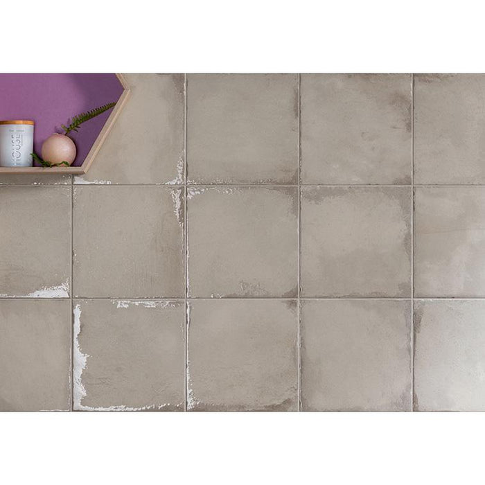 Bellagio - Geometric Calm 8 in. x 8 in. - Klay Pebble Room Scene