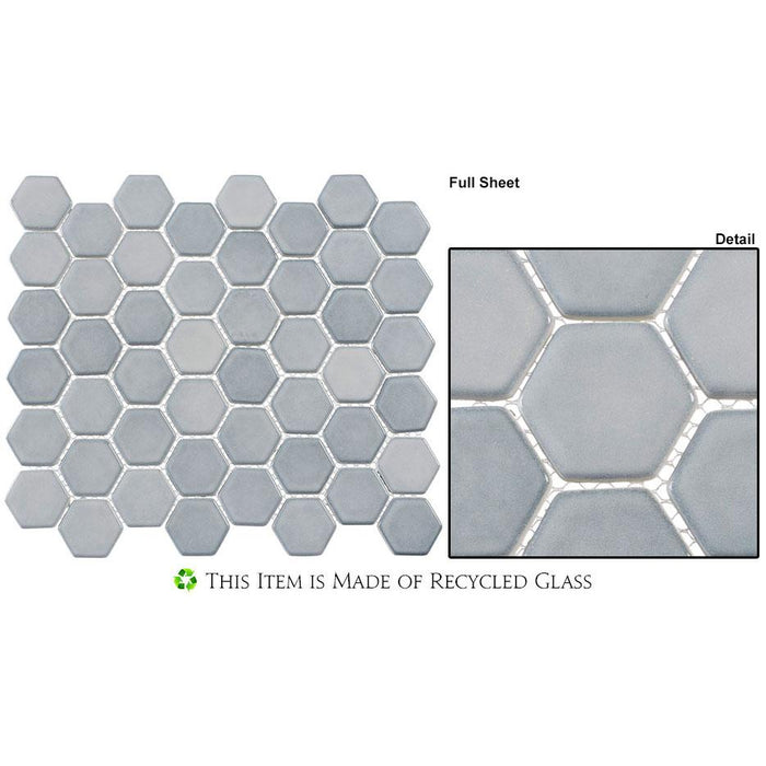Bellagio - Greenwich Collection Hexagon Mosaic - Urbanite Close View