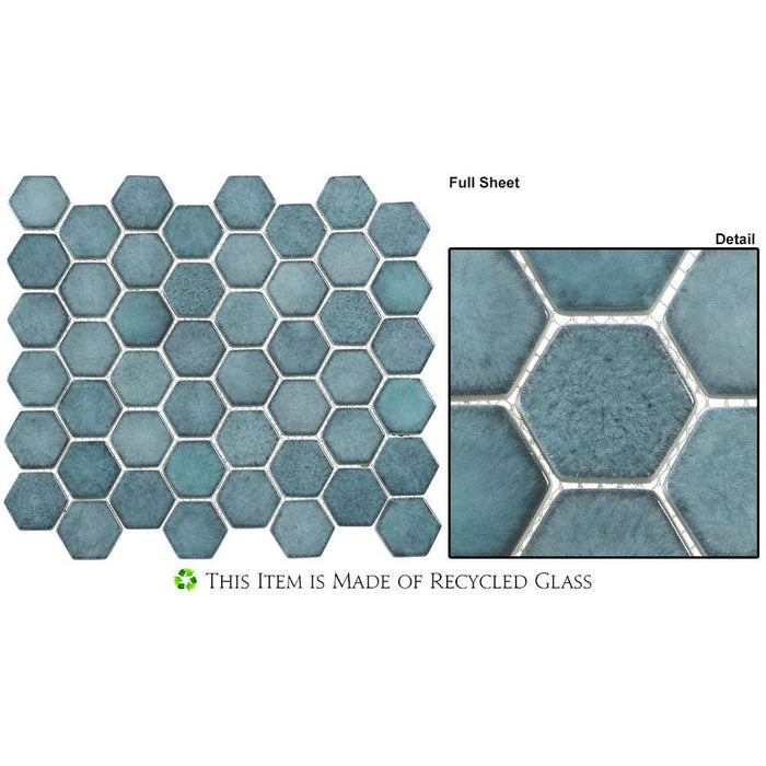 Bellagio - Greenwich Collection Hexagon Mosaic - Historic Grand Close View