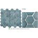 Bellagio - Greenwich Collection Hexagon Mosaic - Historic Grand Close View