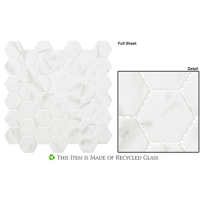 Bellagio Tile - Antiquities Series Mosaic Tile - Egyptian Ivory