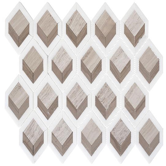 Bellagio Tile - Ashbury Series Mosaic Tile - Moonlit Passage