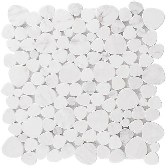 Bellagio Tile Holy Trail Series Pebble Mosaic Tile (Full Sheet) - Yam Hamelach