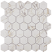 Tesoro - Native Series - Matte Glass Mosaic - Habana Beige 2" Hex