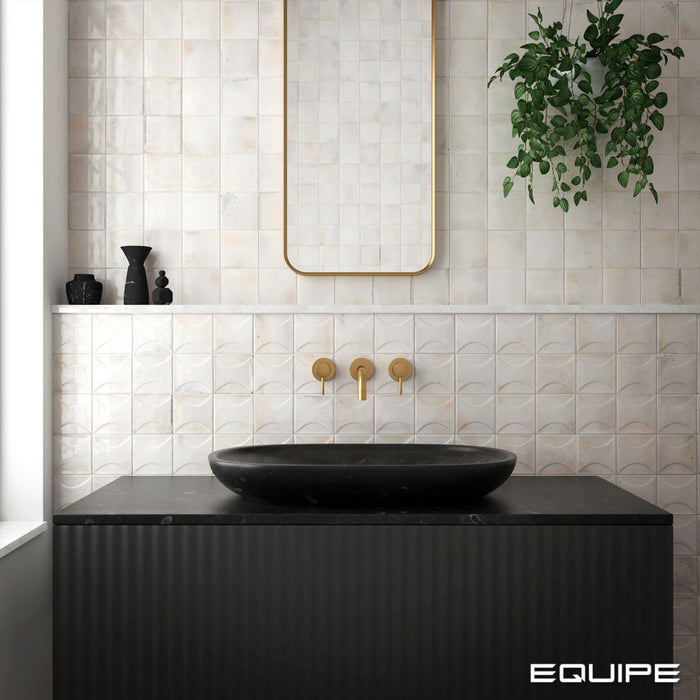 Equipe - Hanoi 4" x 4" Ceramic Tile - White Room Scene