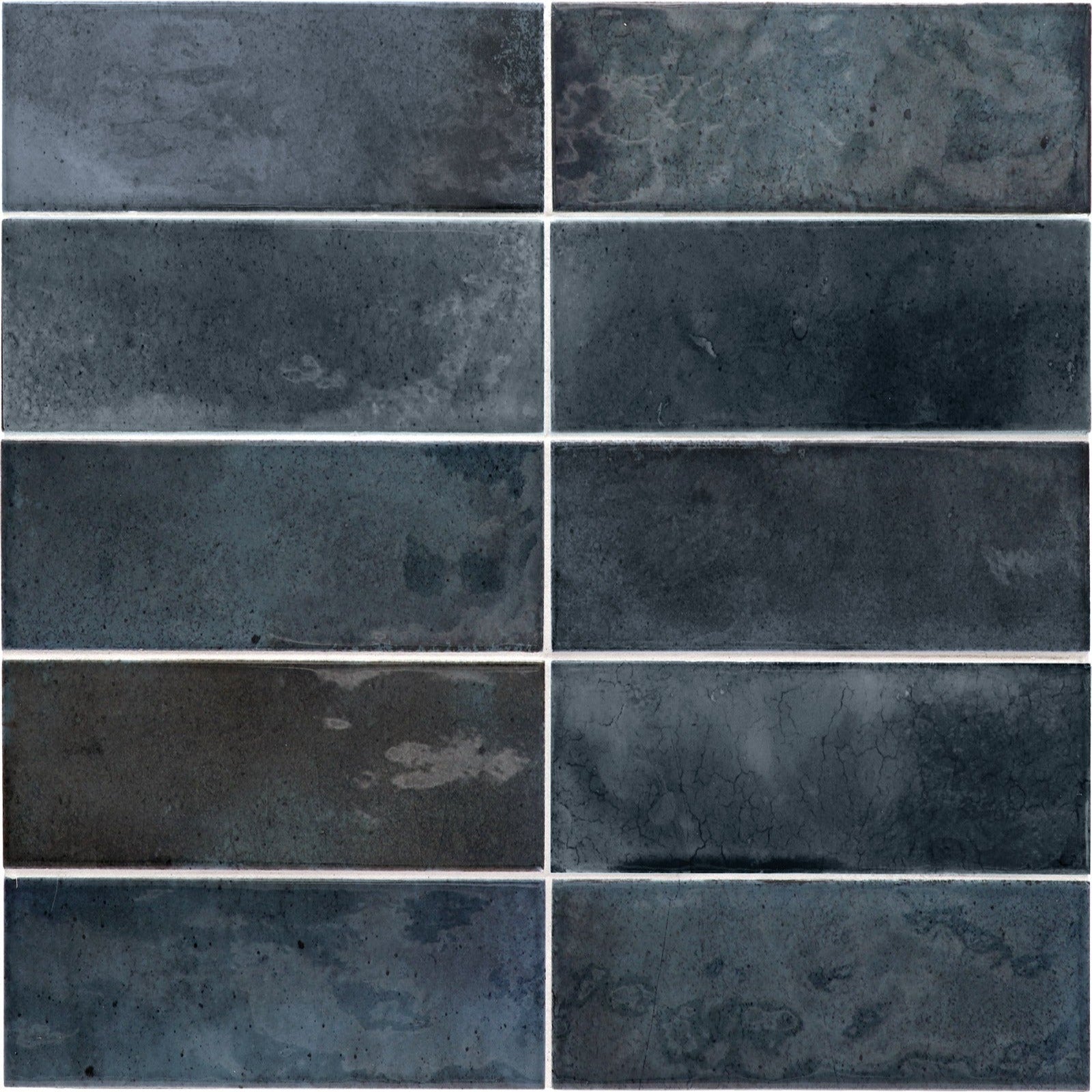 Equipe - Hanoi 2 1/2" x 8" Ceramic Tile - Blue Night