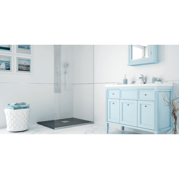Happy Floors Glaciar Porcelain Wall Tile - Solid White (Glossy) Lifestyle