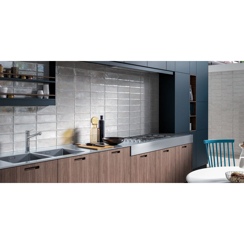 Happy Floors - Titan - 12 in. x 36 in. Rectified Ceramic Wall Tile - Glossy - Pearl
