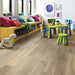 Karndean - Knight Tile Rigid Core 7 in. x 48 in. - SCB-KP99 Lime Washed Oak Room Scene