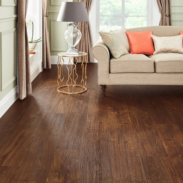 Karndean Korlok Select 56 in. x 9 in. Luxury Vinyl Tile - Cathedral Oak