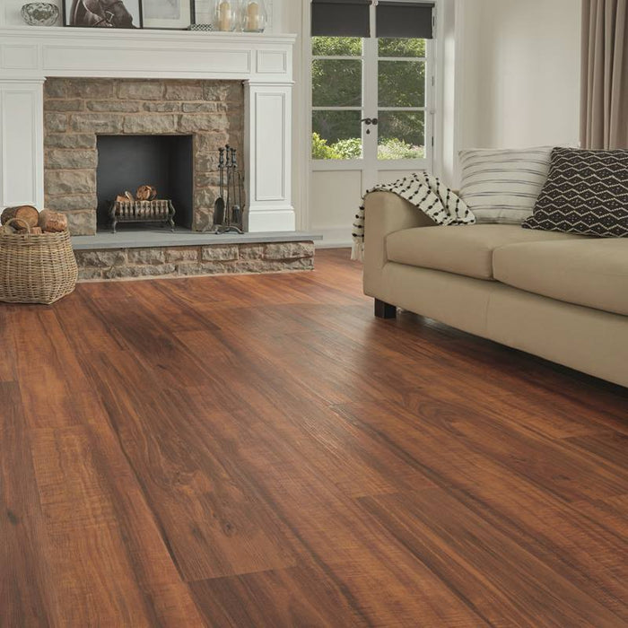 Karndean Korlok Select 56 in. x 9 in. Luxury Vinyl Tile - Natural Koa Installed