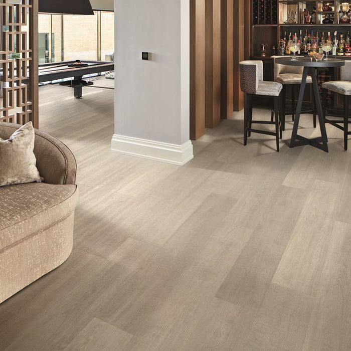 Karndean Korlok Select 56 in. x 9 in. Luxury Vinyl Tile - Oyster Oak Installed