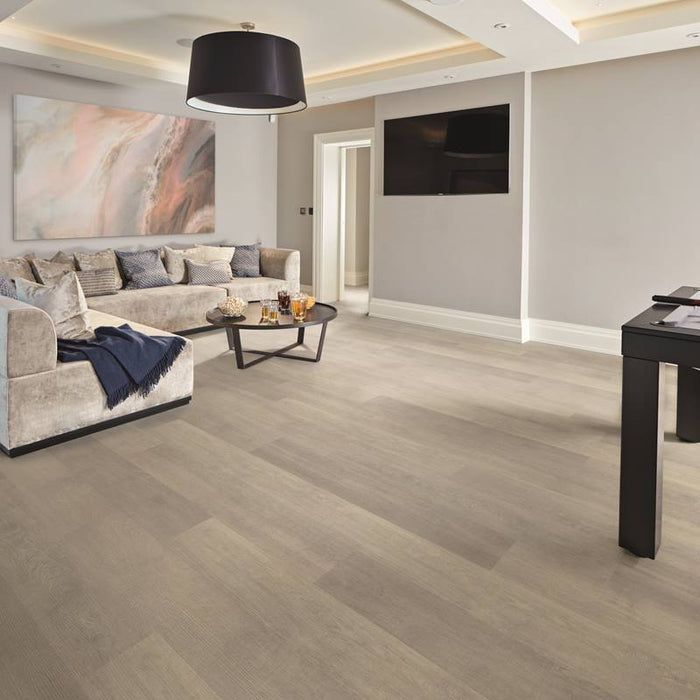 Karndean Korlok Select 56 in. x 9 in. Luxury Vinyl Tile - Oyster Oak Installed