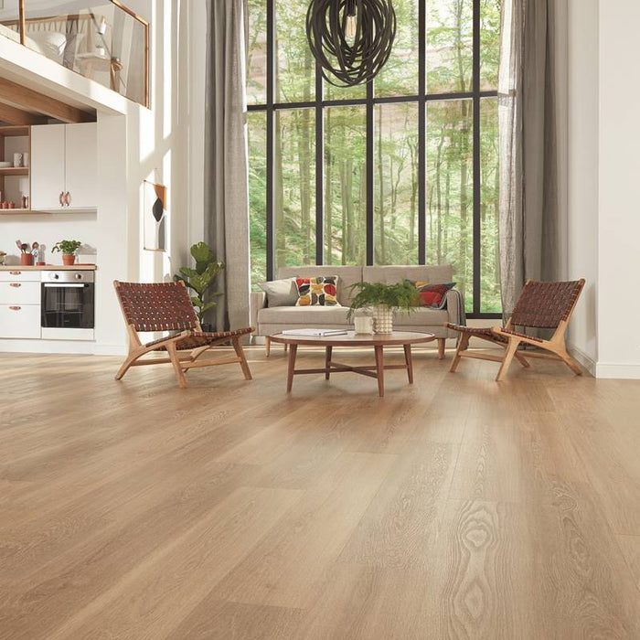 Karndean Korlok Select 56 in. x 9 in. Luxury Vinyl Tile - Warm Brushed Oak Installed