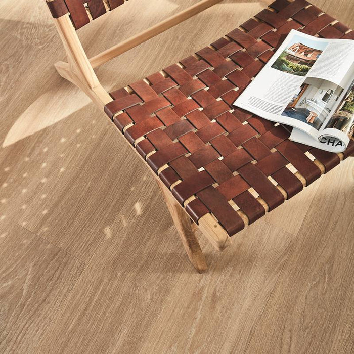 Karndean Korlok Select 56 in. x 9 in. Luxury Vinyl Tile - Warm Brushed Oak Installed