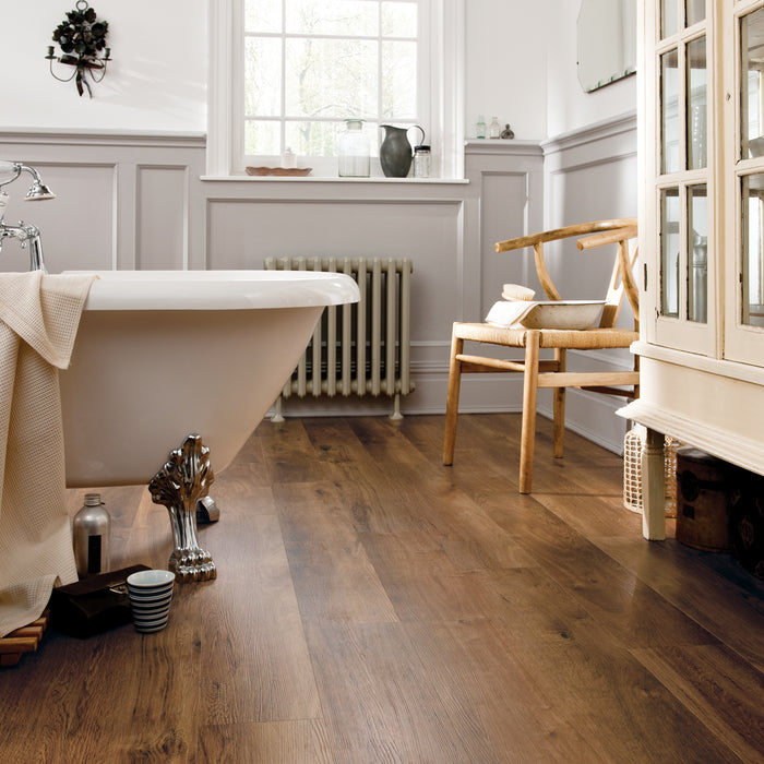 Karndean - Van Gogh Rigid Core 7 in. x 48 in. - SCB86 Classic Oak Room Scene