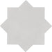 Equipe - Kasbah 6 1/" x 6 1/2" Matte Porcelain Tile - Star - Smoke