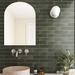 Equipe - Argile 2.5" x 10" Porcelain Tile - Khaki Room Scene