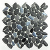 See Ceramica - Liquid Rocks - Glass Wall Tile - Abyss Black