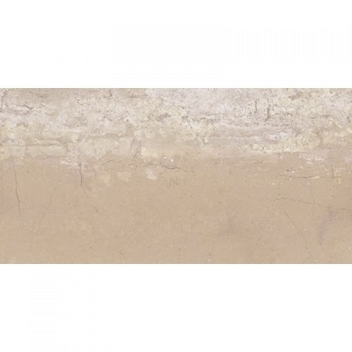 Lungarno - Stoneway 12 in. x 24 in. Glazed Porcelain Tile - Line Beige