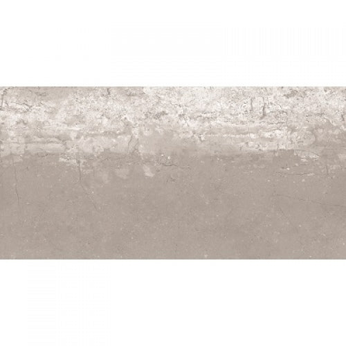Lungarno - Stoneway 12 in. x 24 in. Glazed Porcelain Tile - Line Grey