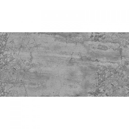 Lungarno - Stoneway 12 in. x 24 in. Glazed Porcelain Tile - White Anthracite