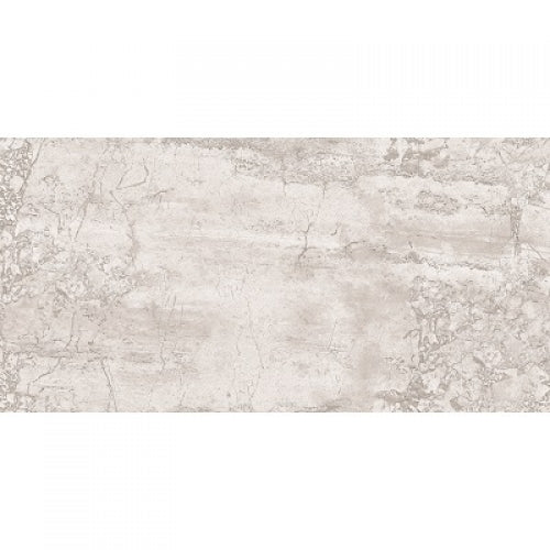 Lungarno - Stoneway 12 in. x 24 in. Glazed Porcelain Tile - White Grey