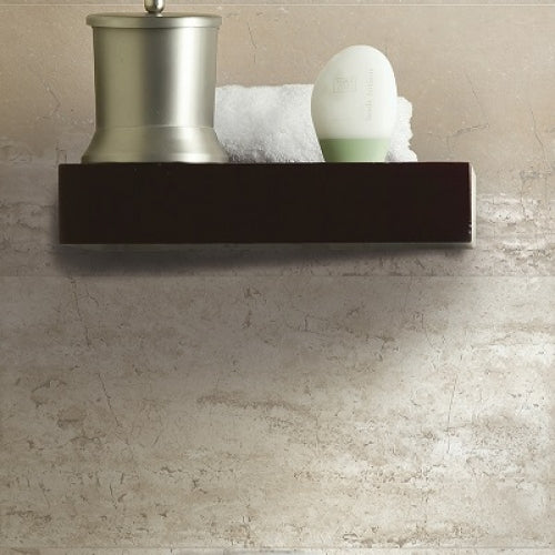 Lungarno - Stoneway 12 in. x 24 in. Glazed Porcelain Tile - White Beige Installed