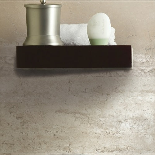 Lungarno - Stoneway 12 in. x 24 in. Glazed Porcelain Tile - Line Beige Installed