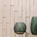 Lungarno Ceramics - Casablanca 2" x 6" Wall Tile - Champagne Installed